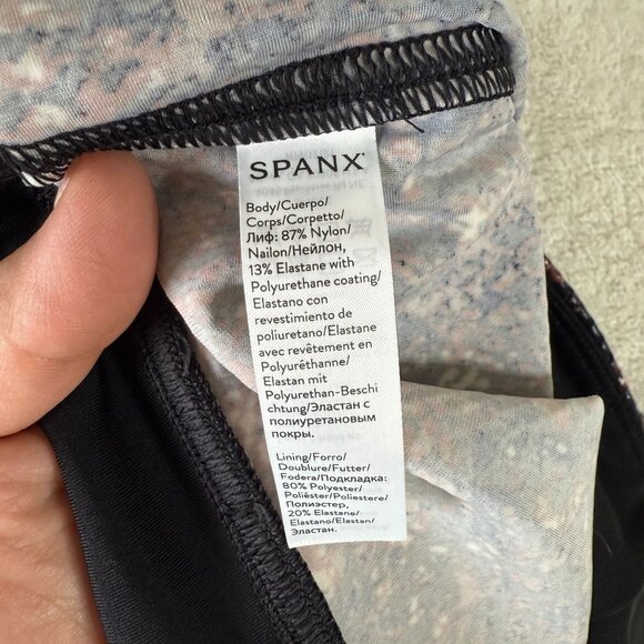 Spanx Faux Leather Snake Moha‎ Shine Leggings NEW NWT Size Large - Picture 9 of 11